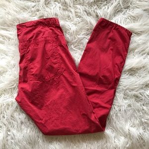 J Brand Vintage‎ Frisbe Washed Red Pants